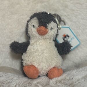 JellycatPeanut the Penguin bag charm